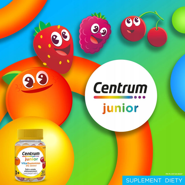 Centrum Junior VitaGummies dla dzieci żelki o smaku wieloowocowym 30szt