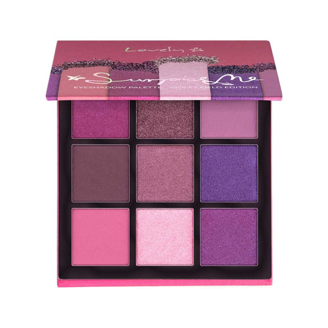 Lovely Surprise Me Eyeshadow Pallete paleta cieni do powiek w 9 kolorach