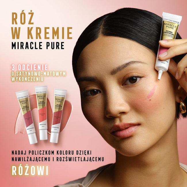Max Factor Miracle Pure róż w kremie