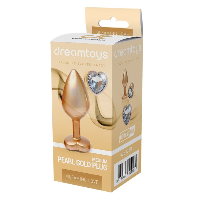 Dream Toys Gleaming Love Pearl Gold Plug korek analny M