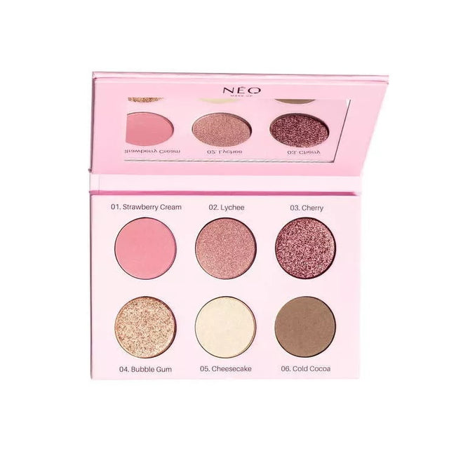 NEO MAKE UP Eyeshadow Palette paleta cieni prasowanych