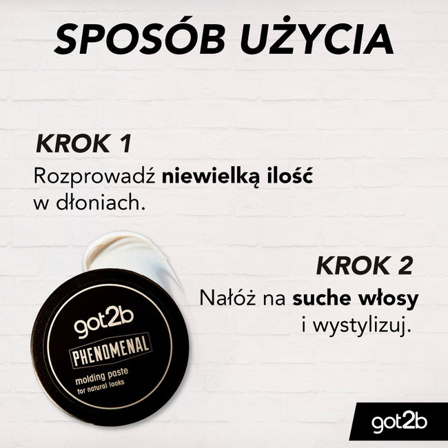Got2B phenoMENal pasta do włosów modelująca 100ml