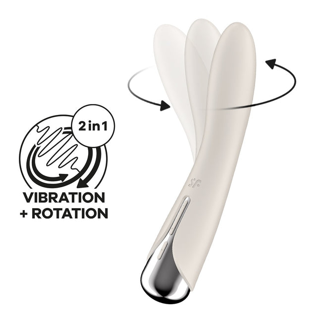 Satisfyer Spinning Vibe 1 obrotowy wibrator punktu G Beige