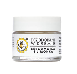 Miodowa Mydlarnia Dezodorant w kremie Bergamotka z Limonką 55g