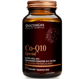 Doctor Life Co-Q10 Special koenzym Q10 130mg w organicznym oleju kokosowym suplement diety 60 kapsułek