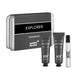 Mont Blanc Explorer zestaw miniatura wody perfumowanej spray 7.5ml + żel pod prysznic 30ml + balsam po goleniu 30ml
