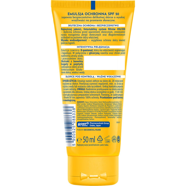 Dax Sun Emulsja ochronna do twarzy i ciała SPF50 50ml