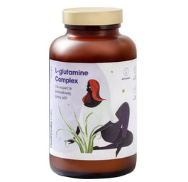 HealthLabs L-Glutamine Complex l-glutamina z aloesem suplement diety 210g