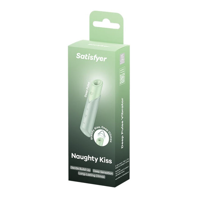 Satisfyer Naughty Kiss bezdotykowy masażer ciśnieniowy Green