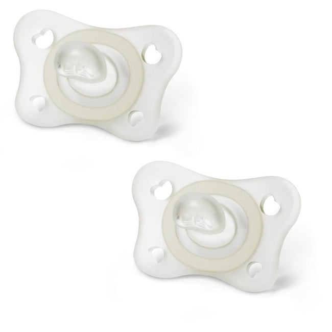 Chicco PhysioForma smoczek silikonowy uspokajający Mini Soft 2-6m Lumi 2szt
