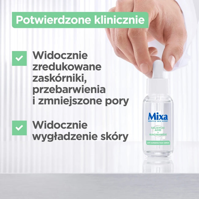 MIXA Lab serum przeciw niedoskonałościom Kwas Salicylowy + Niacynamid 30ml