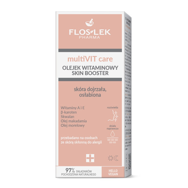 Floslek multiVIT care olejek witaminowy skin booster 30ml
