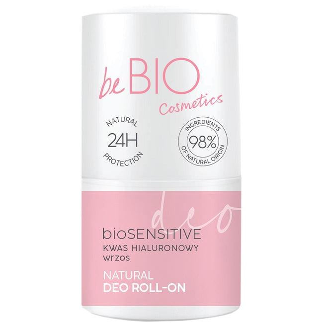 BeBio Ewa Chodakowska Naturalny deo roll-on na bazie naturalnego ałunu z kwasem hialuronowym i ekstraktem z wrzosu 50ml