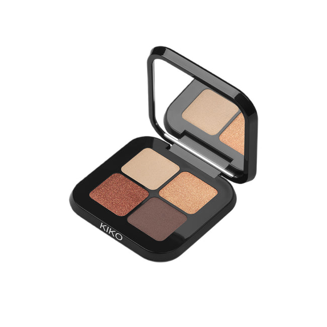 KIKO Milano Bright Quartet Eyeshadow Palette paleta czterech cieni do powiek