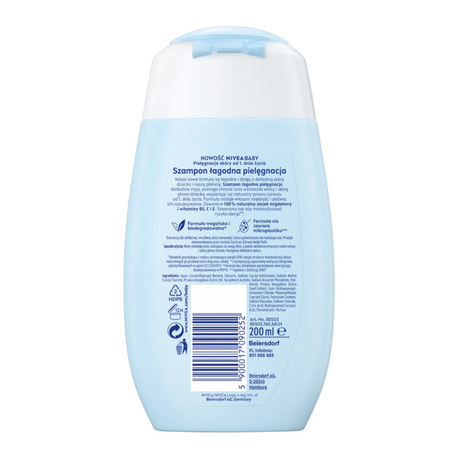 Nivea Baby szampon łagodna pielęgnacja 200ml