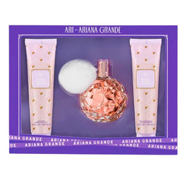 Ariana Grande Ari zestaw woda perfumowana spray 100ml + balsam do ciała 100ml + żel pod prysznic 100ml