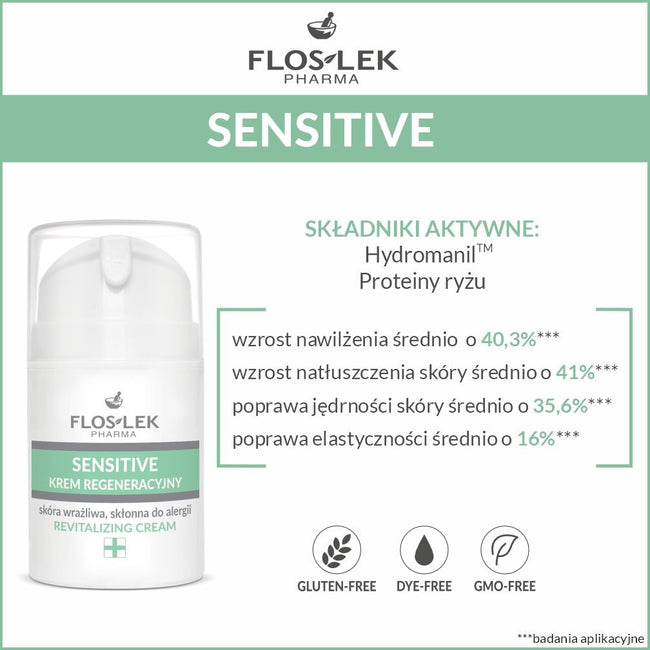 Floslek Sensitive krem regenerujący 50ml