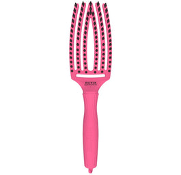 Olivia Garden FingerBrush Combo Medium szczotka do włosów Hot Pink