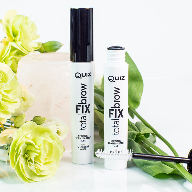Quiz Cosmetics Transparent Gel Total Fix Brow transparentny żel utrwalający do brwi z aloesem