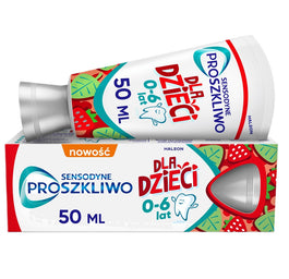 Sensodyne Proszkliwo pasta do zębów dla dzieci 0-6 lat 50ml