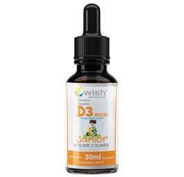 WISH Pharmaceutical Naturalna Witamina D3 Junior 800IU suplement diety w kroplach 30ml