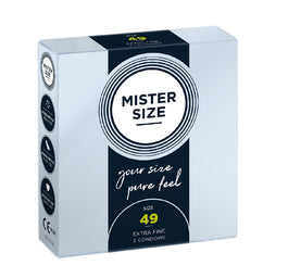 Mister Size Condoms prezerwatywy dopasowane do rozmiaru 49mm 3szt.