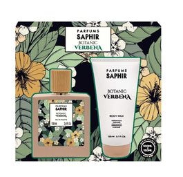 Saphir Botanic Verbena zestaw woda toaletowa spray 100ml + mleczko do ciała 150ml