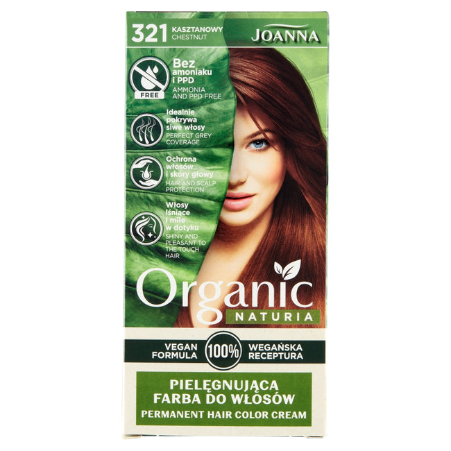 Joanna Naturia Organic pielęgnująca farba do włosów