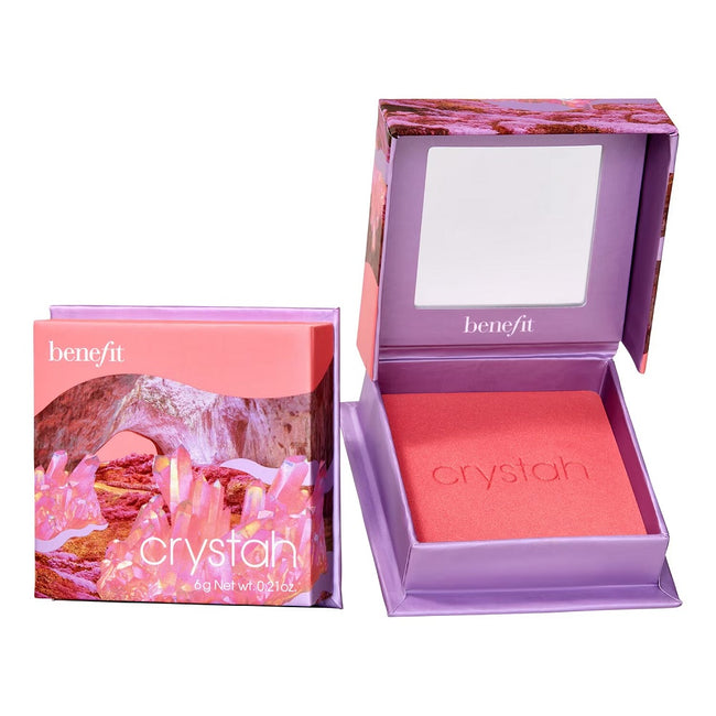 Benefit Crystah Strawberry Pink Blush róż do policzków w odcieniu różowo-truskawkowym 6g