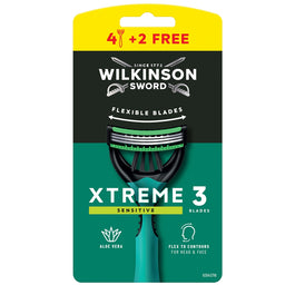 Wilkinson Xtreme3 Sensitive maszynka do golenia z 3 ostrzami 6szt
