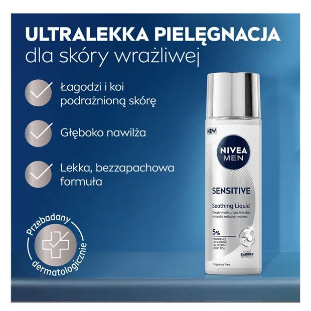 Nivea Men Sensitive esencja łagodząca 100ml
