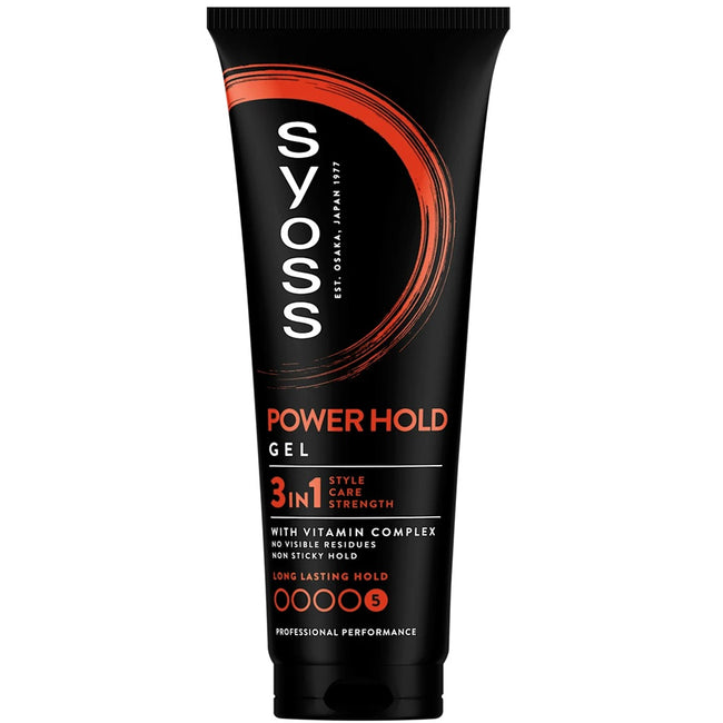 Syoss Men Power Hold Gel żel do włosów Ultra Strong 250ml