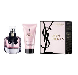 Yves Saint Laurent Mon Paris Pour Femme zestaw woda perfumowana spray 50ml + balsam do ciała 50ml