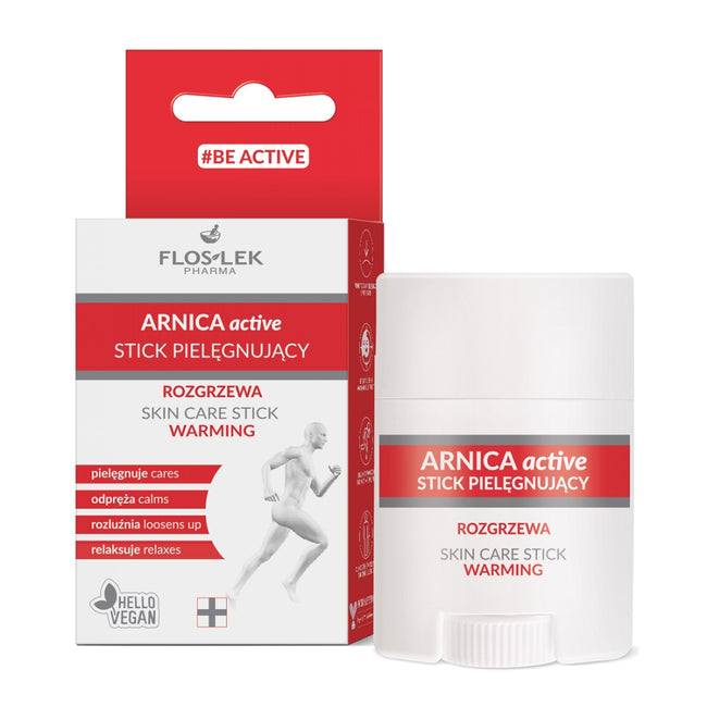Floslek Arnica Active stick pielęgnujący rozgrzewający 22g