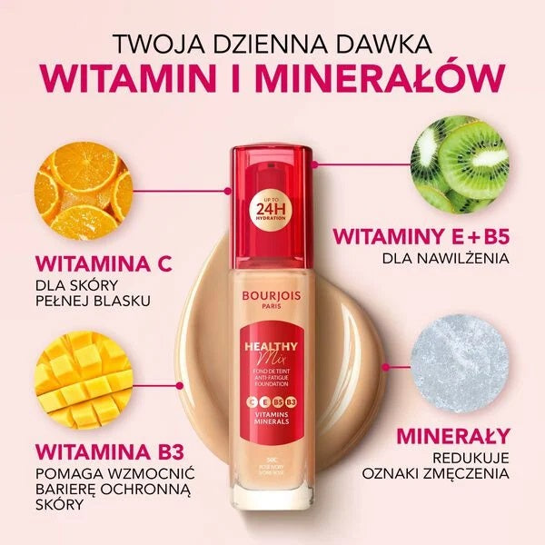Bourjois Healthy Mix podkład do twarzy z kompleksem witamin i minerałów 30ml