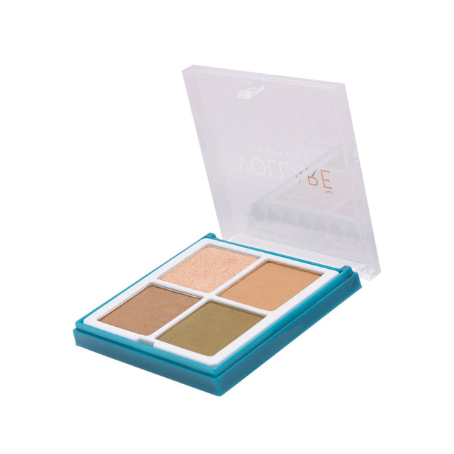 Vollare Crystal Clear paleta cieni do powiek 4.8g