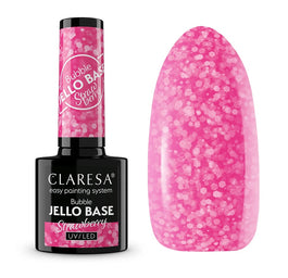 Claresa Bubble Jello Base baza hybrydowa Strawberry 5g