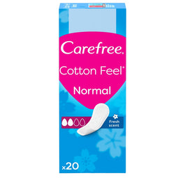 Carefree Cotton Feel Normal wkładki higieniczne świeży zapach 20szt