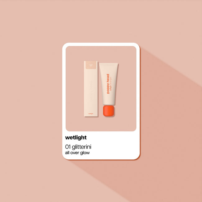 Poppy Head Wetlight płynny rozświetlacz do ciała i twarzy 50ml
