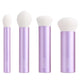 JESSUP Luxury Purple Kabuki Face Brush zestaw pędzli do makijażu T517 4szt.
