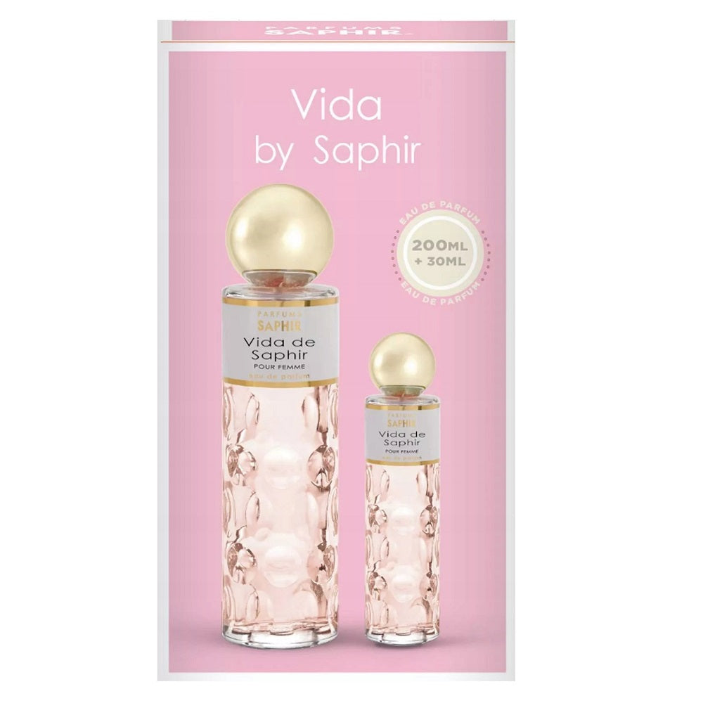 parfums saphir vida de saphir woda perfumowana 200 ml   zestaw  