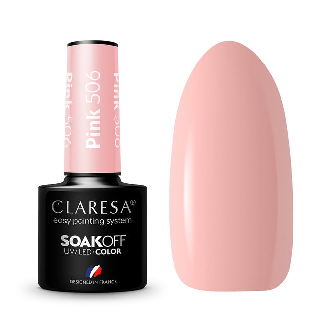 Claresa Color Soak Off UV/LED Pink lakier hybrydowy