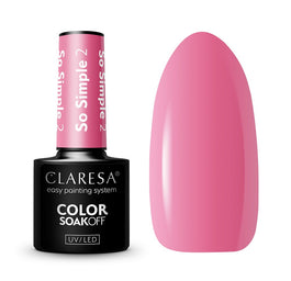 Claresa Color Soak Off UV/LED So Simple lakier hybrydowy