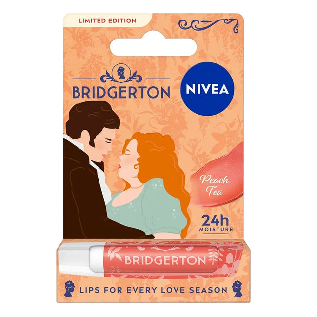 Nivea Bridgerton Edition Penelope&Colin pielęgnująca pomadka do ust 4.8g