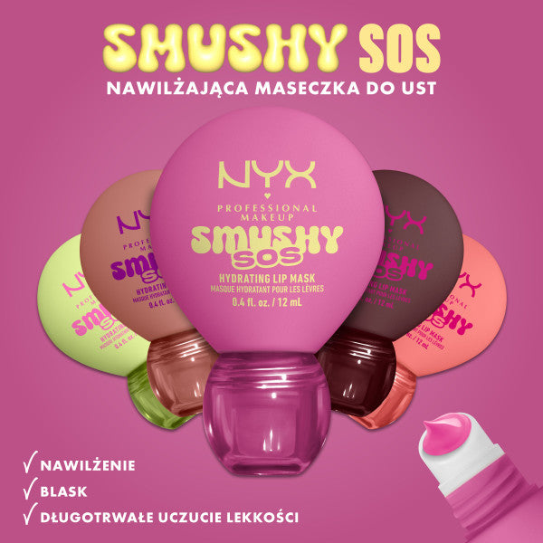 NYX Professional MakeUp Smushy SOS nawilżająca maska do ust 12ml
