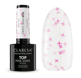 Claresa Top Pixie Stars No Wipe top hybrydowy bez przemywania 5g