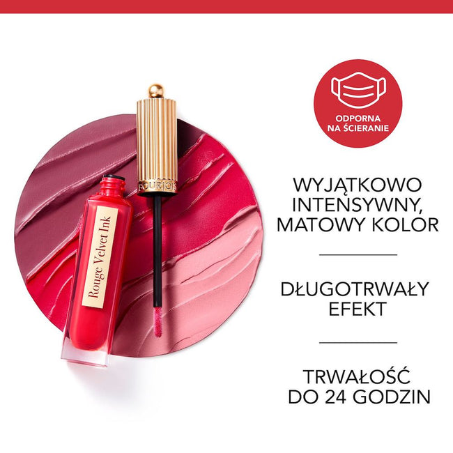 Bourjois Rouge Velvet Ink matowa pomadka w płynie