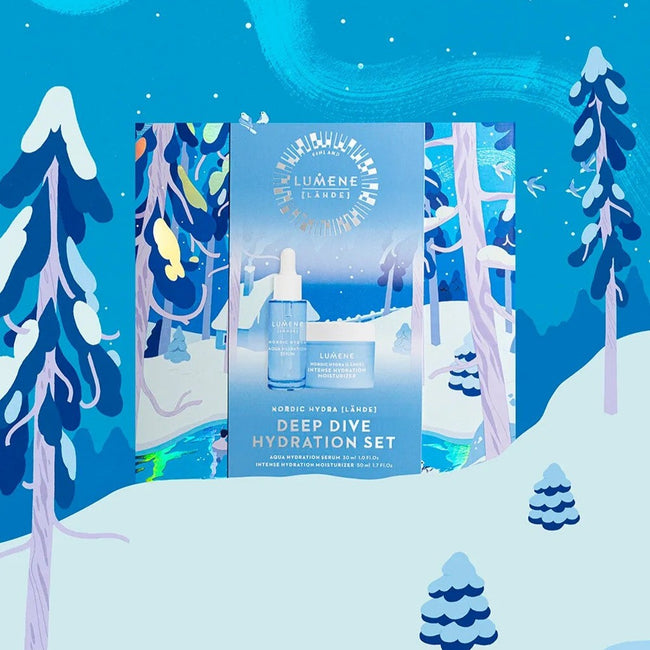 Lumene Nordic Hydra [Lähde] Deep Dive Hydration Set zestaw serum do twarzy 30ml + krem do twarzy 50ml