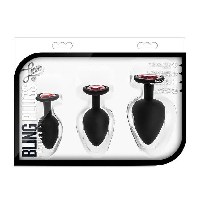 Blush Luxe Bling Plugs korki analne 3szt.