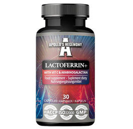 Apollo's Hegemony Lactoferrin+ suplement diety 30 kapsułek